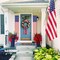 Patriotic Wreath Sash for Front Door Decorative Assorted Ribbons for Wreaths